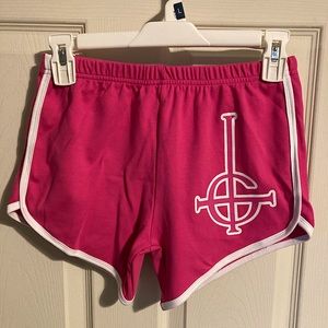 GHOST Hot Pink Dolphin Shorts, size L